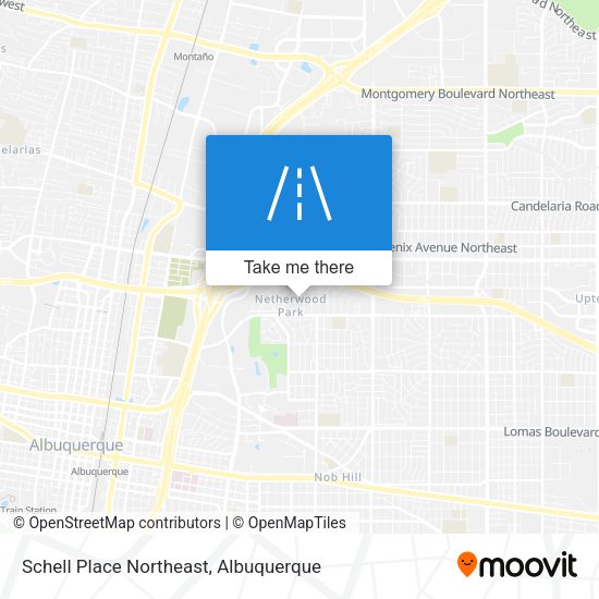 Schell Place Northeast map