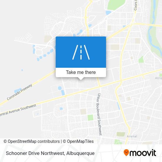 Schooner Drive Northwest map