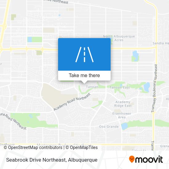 Seabrook Drive Northeast map