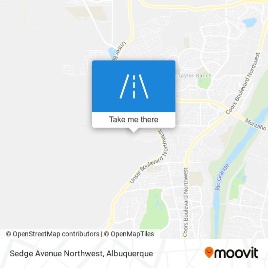 Mapa de Sedge Avenue Northwest