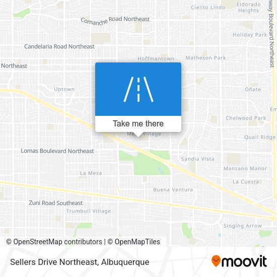 Sellers Drive Northeast map