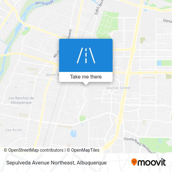 Mapa de Sepulveda Avenue Northeast