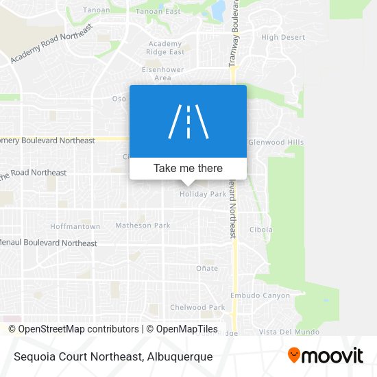 Sequoia Court Northeast map