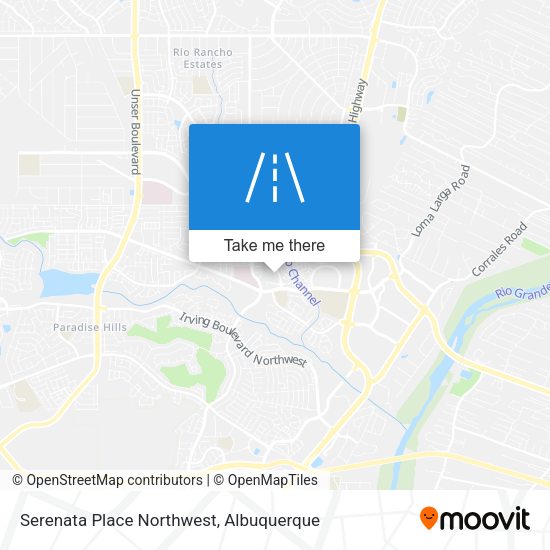 Mapa de Serenata Place Northwest