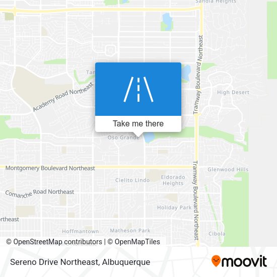 Mapa de Sereno Drive Northeast
