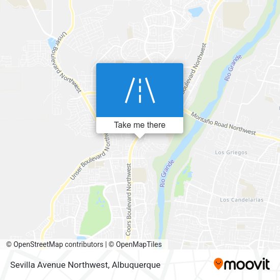 Mapa de Sevilla Avenue Northwest
