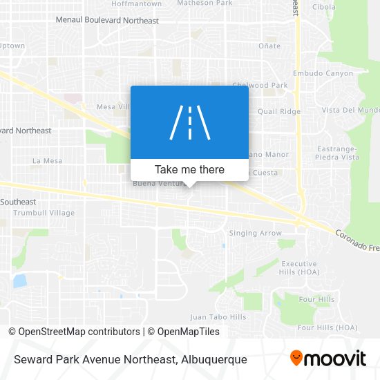 Seward Park Avenue Northeast map