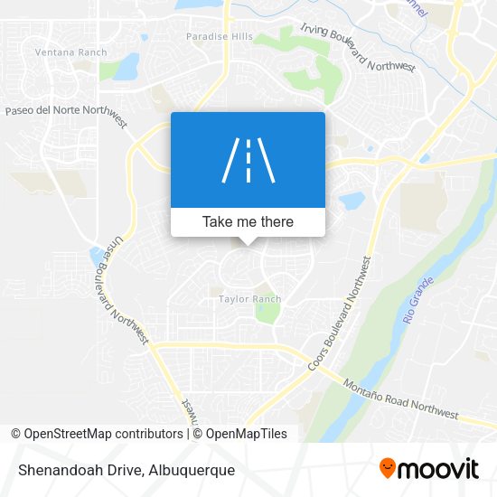 Shenandoah Drive map