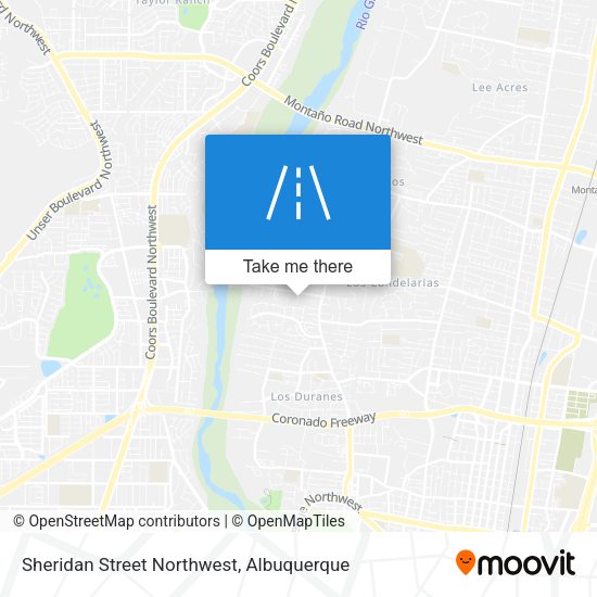 Sheridan Street Northwest map