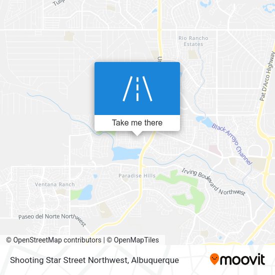 Mapa de Shooting Star Street Northwest