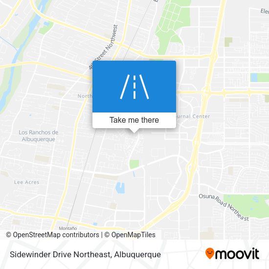 Mapa de Sidewinder Drive Northeast