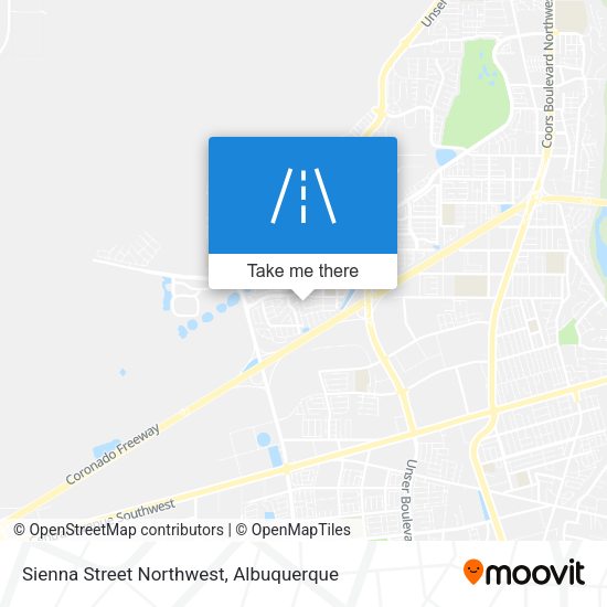 Mapa de Sienna Street Northwest