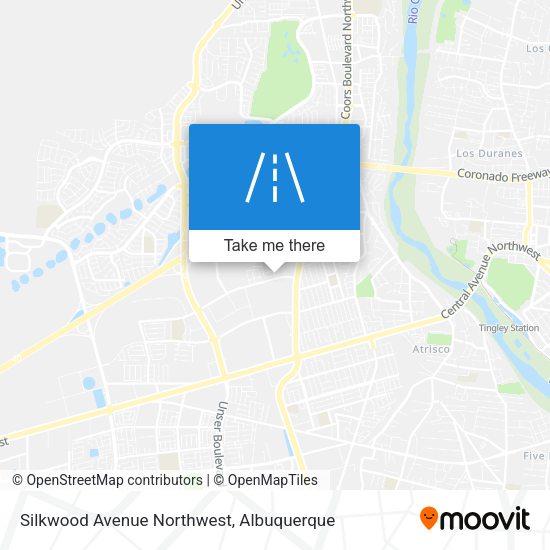Mapa de Silkwood Avenue Northwest