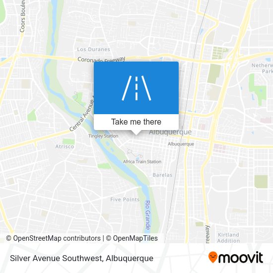 Mapa de Silver Avenue Southwest