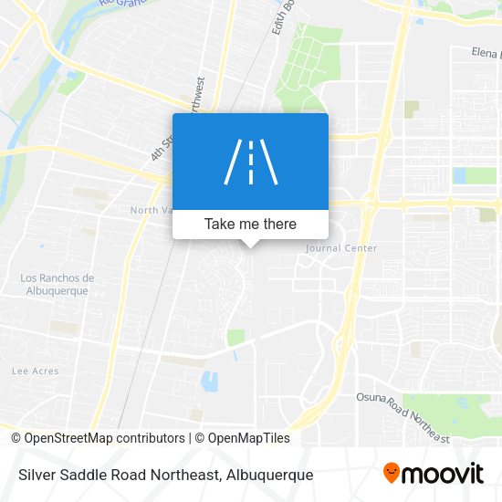 Mapa de Silver Saddle Road Northeast