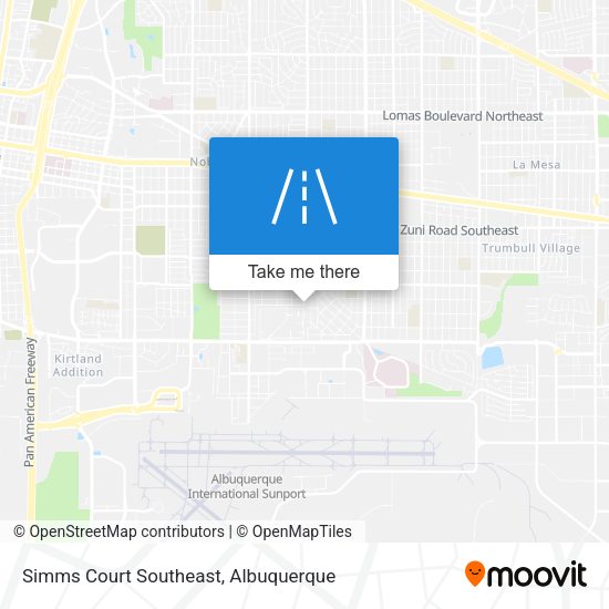Mapa de Simms Court Southeast