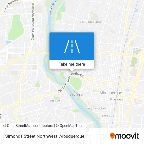 Mapa de Simonds Street Northwest