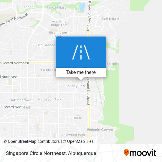 Singapore Circle Northeast map