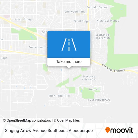 Mapa de Singing Arrow Avenue Southeast