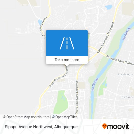 Sipapu Avenue Northwest map