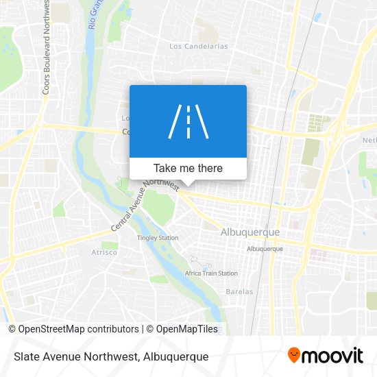 Slate Avenue Northwest map