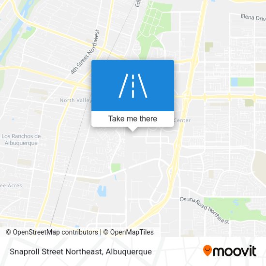 Mapa de Snaproll Street Northeast