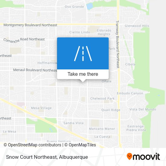 Snow Court Northeast map