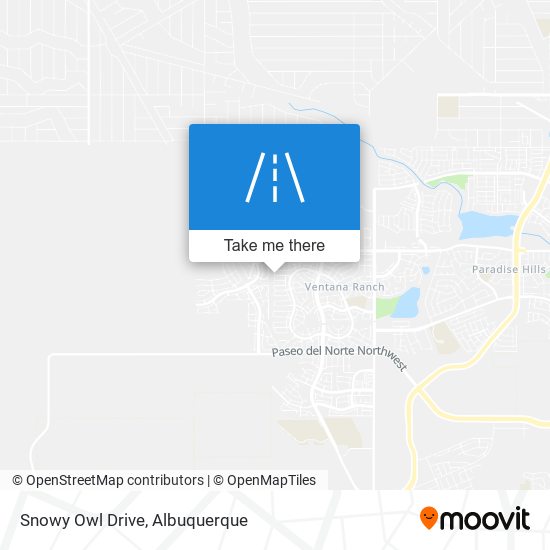 Snowy Owl Drive map