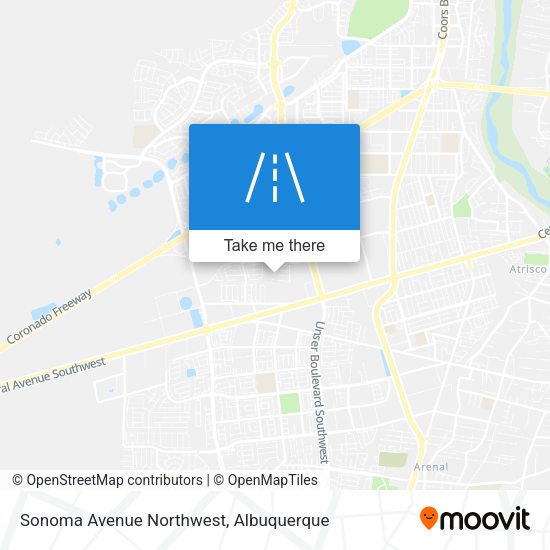 Mapa de Sonoma Avenue Northwest