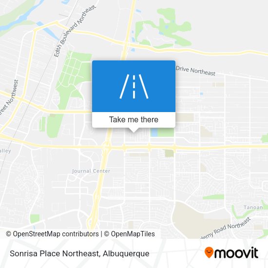 Mapa de Sonrisa Place Northeast