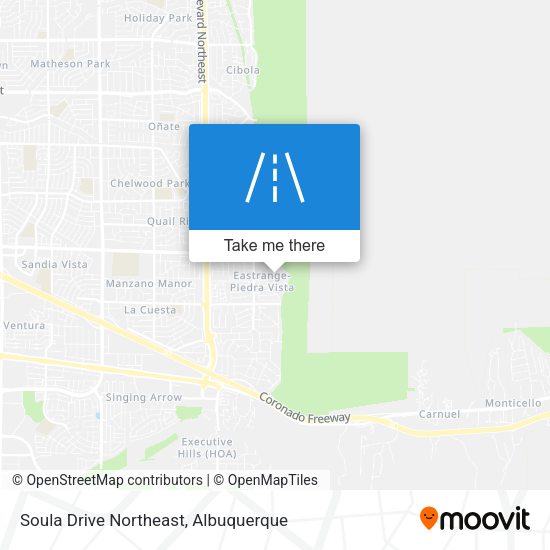 Mapa de Soula Drive Northeast