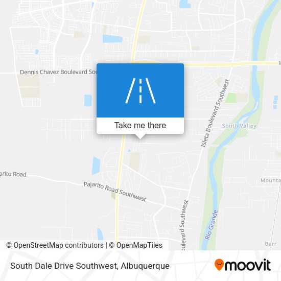 Mapa de South Dale Drive Southwest