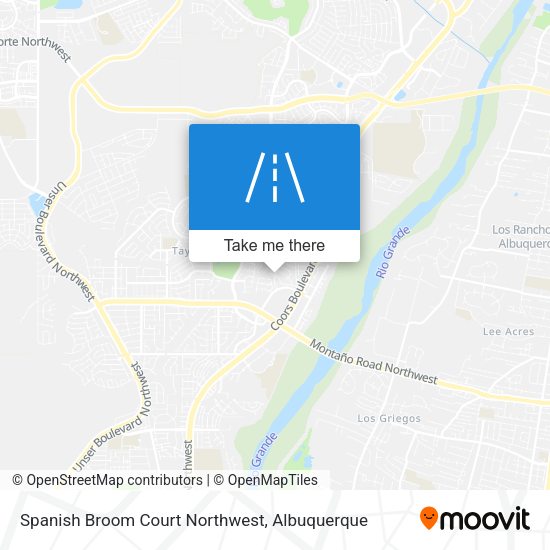 Spanish Broom Court Northwest map