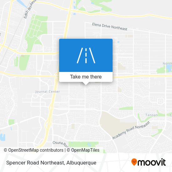 Mapa de Spencer Road Northeast