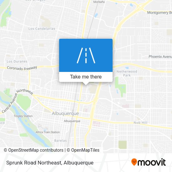 Mapa de Sprunk Road Northeast