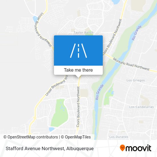 Stafford Avenue Northwest map
