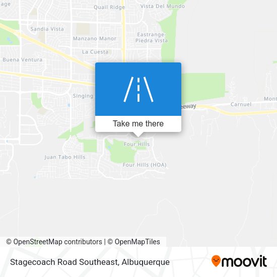Stagecoach Road Southeast map
