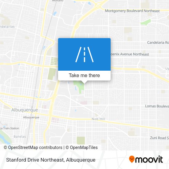 Mapa de Stanford Drive Northeast