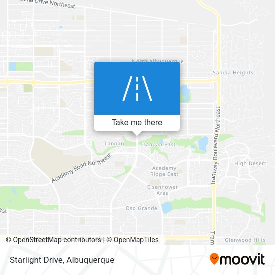 Starlight Drive map