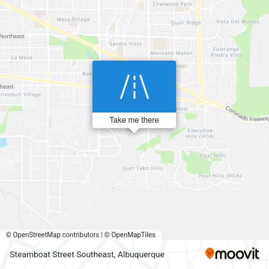 Steamboat Street Southeast map