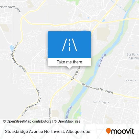 Mapa de Stockbridge Avenue Northwest