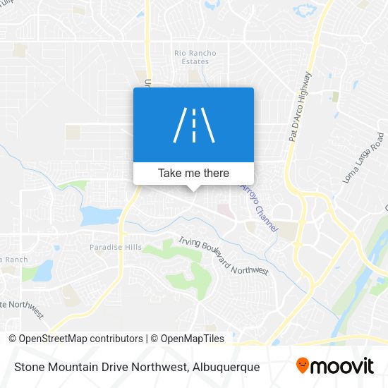 Mapa de Stone Mountain Drive Northwest