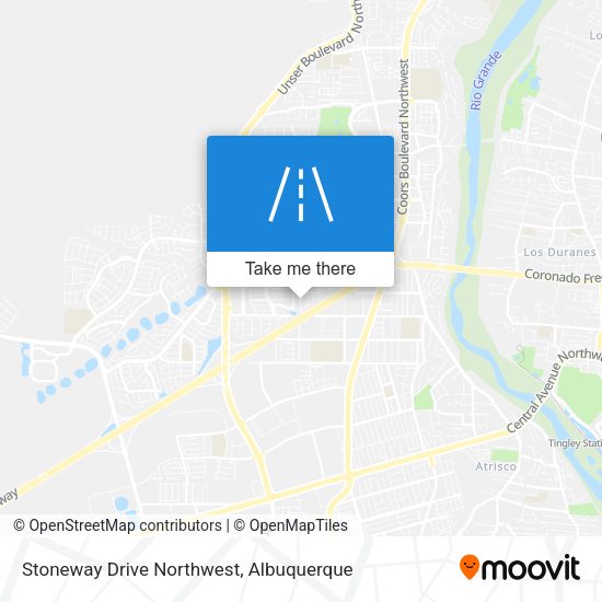 Stoneway Drive Northwest map
