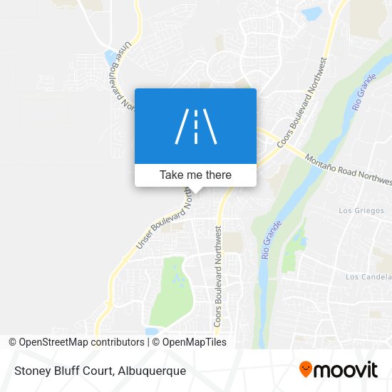 Stoney Bluff Court map