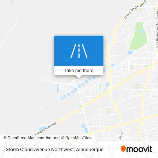 Mapa de Storm Cloud Avenue Northwest