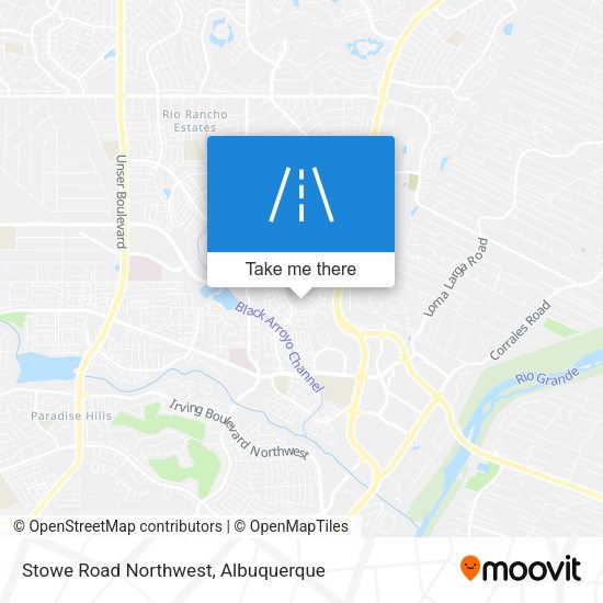 Stowe Road Northwest map