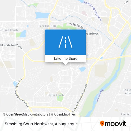 Mapa de Strasburg Court Northwest
