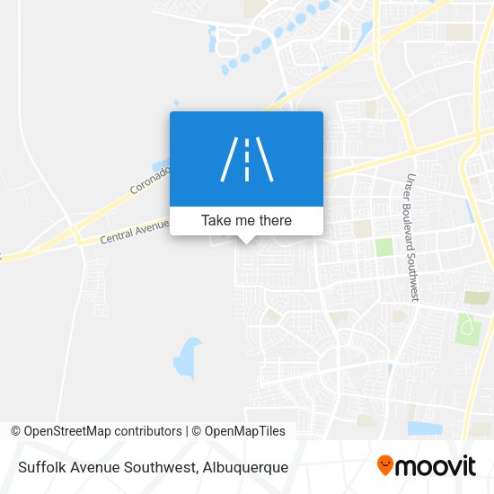 Suffolk Avenue Southwest map