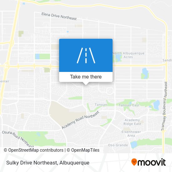 Sulky Drive Northeast map