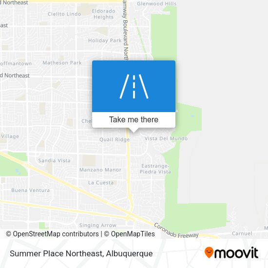 Summer Place Northeast map